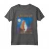 HapTiger The Aristocats Duchess & Thomas Night Sky Portrait Maglietta - Officially Licensed Disney Apparel for Fans
