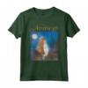 HapTiger The Aristocats Duchess & Thomas Night Sky Portrait Maglietta - Officially Licensed Disney Apparel for Fans