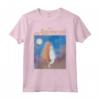 HapTiger The Aristocats Duchess & Thomas Night Sky Portrait Maglietta - Officially Licensed Disney Apparel for Fans
