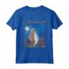 HapTiger The Aristocats Duchess & Thomas Night Sky Portrait Maglietta - Officially Licensed Disney Apparel for Fans