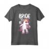Team Sposa Unicorno - Maglietta Divertente per Addio al Celibato e Matrimonio - Abbigliamento da Sposa per Feste