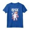 Team Sposa Unicorno - Maglietta Divertente per Addio al Celibato e Matrimonio - Abbigliamento da Sposa per Feste