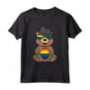 LGBT Gay Pride Bandiera Arcobaleno Marrone Orso - Maglietta Love is Love per l'Orgoglio LGBTQ+ - Sostieni l'Uguaglianza