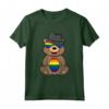 LGBT Gay Pride Bandiera Arcobaleno Marrone Orso - Maglietta Love is Love per l'Orgoglio LGBTQ+ - Sostieni l'Uguaglianza