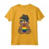 LGBT Gay Pride Bandiera Arcobaleno Marrone Orso - Maglietta Love is Love per l'Orgoglio LGBTQ+ - Sostieni l'Uguaglianza