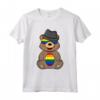 LGBT Gay Pride Bandiera Arcobaleno Marrone Orso - Maglietta Love is Love per l'Orgoglio LGBTQ+ - Sostieni l'Uguaglianza