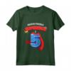 Bambino Questo Piccolo Supereroe È 5 Compleanno Bambino Di 5 Anni Maglietta - Vestito da Supereroe per Festa di Compleanno - Ideale per Ragazzi e Ragazze
