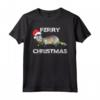 Divertente Ferret Shirt - T-shirt di Natale con Santa Ferret - Regalo Maglietta per Amanti dei Furetti