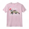 Divertente Ferret Shirt - T-shirt di Natale con Santa Ferret - Regalo Maglietta per Amanti dei Furetti