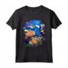 HapTiger Pixar Finding Dory Nemo Rainbow Reef Maglietta - Official Apparel for Fans - Just Keep Swimming