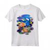 HapTiger Pixar Finding Dory Nemo Rainbow Reef Maglietta - Official Apparel for Fans - Just Keep Swimming