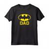 HapTiger Bat Dad - Maglietta Festa del Papà - Il Supereroe della Famiglia - Regalo Originale per Papà