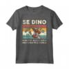 Se Dino non può aggiustarlo nessuno può farlo Maglietta - Idee Regalo Divertenti per Nonno - Ideale per Festa del Papà, Compleanno, o Natale