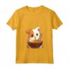 Kawaii Cute Anime Cat Otaku Gatto Anime giapponese Ramen Maglietta con Collo a V - Regalo per amanti degli anime e dei gatti - Ideale per Natale o Compleanno