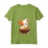 Kawaii Cute Anime Cat Otaku Gatto Anime giapponese Ramen Maglietta con Collo a V - Regalo per amanti degli anime e dei gatti - Ideale per Natale o Compleanno