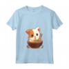 Kawaii Cute Anime Cat Otaku Gatto Anime giapponese Ramen Maglietta con Collo a V - Regalo per amanti degli anime e dei gatti - Ideale per Natale o Compleanno