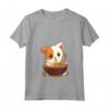 Kawaii Cute Anime Cat Otaku Gatto Anime giapponese Ramen Maglietta con Collo a V - Regalo per amanti degli anime e dei gatti - Ideale per Natale o Compleanno