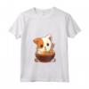 Kawaii Cute Anime Cat Otaku Gatto Anime giapponese Ramen Maglietta con Collo a V - Regalo per amanti degli anime e dei gatti - Ideale per Natale o Compleanno