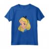 HapTiger Alice In Wonderland Alice Big Face Canotta - Officially Licensed Apparel for Fans - Unique Design