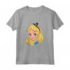 HapTiger Alice In Wonderland Alice Big Face Canotta - Officially Licensed Apparel for Fans - Unique Design