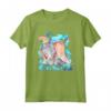 HapTiger Dumbo Watercolor Portrait Maglietta - Officially Licensed Apparel for Disney Fans - 19DNDM00010A-001 Included