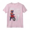 Cool Motocross MX 7th Birthday Graphic Art - Maglietta Compleanno 7 Anni per Bambini Amanti del Dirt Bike - Abbigliamento per Feste a Tema