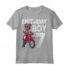Cool Motocross MX 7th Birthday Graphic Art - Maglietta Compleanno 7 Anni per Bambini Amanti del Dirt Bike - Abbigliamento per Feste a Tema