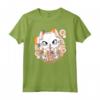 Carino Kawaii Anime Cat Boba Tea Bubble Tea - Maglietta Gatto Otaku Giapponese per Amanti dell'Anime e del Tè Boba