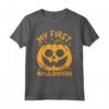 Halloween Baby Shower Neonato - My First Halloween Maglietta per Neonati - Adorabile e Leggera