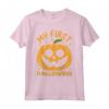 Halloween Baby Shower Neonato - My First Halloween Maglietta per Neonati - Adorabile e Leggera