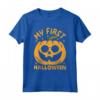 Halloween Baby Shower Neonato - My First Halloween Maglietta per Neonati - Adorabile e Leggera