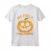 Halloween Baby Shower Neonato - My First Halloween Maglietta per Neonati - Adorabile e Leggera
