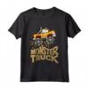 Bambino Monster Truck - Big Yellow Truck Maglietta per Ragazzi - Ideale per Compleanno o Natale