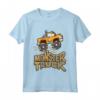 Bambino Monster Truck - Big Yellow Truck Maglietta per Ragazzi - Ideale per Compleanno o Natale