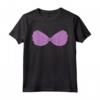 Sirena Viola Seashell Reggiseno Cartoon - Maglietta per Ragazzi e Ragazze - Regalo Compleanno e Natale