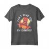 Can't Hear You I'm Gaming | T-Rex Dinosaur Funny Gamer Gift Maglietta - Cool Gaming T-Shirt for Men/Women