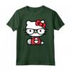 Ciao Kitty Nerd Maglietta - Licenza Ufficiale HapTiger Hello Kitty Apparel - Ideale per Appassionati