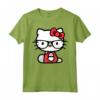 Ciao Kitty Nerd Maglietta - Licenza Ufficiale HapTiger Hello Kitty Apparel - Ideale per Appassionati