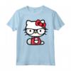 Ciao Kitty Nerd Maglietta - Licenza Ufficiale HapTiger Hello Kitty Apparel - Ideale per Appassionati