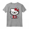 Ciao Kitty Nerd Maglietta - Licenza Ufficiale HapTiger Hello Kitty Apparel - Ideale per Appassionati