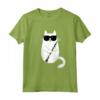 Gatto Divertente con Occhiali da Sole Musicista Clarinetto Maglietta - Ideale per Suonatori di Clarinetto e Amanti dei Gatti - Regalo Unico per Appassionati di Musica
