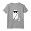 Gatto Divertente con Occhiali da Sole Musicista Clarinetto Maglietta - Ideale per Suonatori di Clarinetto e Amanti dei Gatti - Regalo Unico per Appassionati di Musica