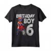 MX 6° Compleanno Bambini - Maglietta Motocross 6 Anni Dirt Bike Racing - Ideale per Feste a Tema e Regali Unici