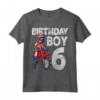 MX 6° Compleanno Bambini - Maglietta Motocross 6 Anni Dirt Bike Racing - Ideale per Feste a Tema e Regali Unici