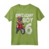 MX 6° Compleanno Bambini - Maglietta Motocross 6 Anni Dirt Bike Racing - Ideale per Feste a Tema e Regali Unici