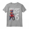MX 6° Compleanno Bambini - Maglietta Motocross 6 Anni Dirt Bike Racing - Ideale per Feste a Tema e Regali Unici