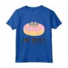 HapTiger Doughnut I'm Busy Maglietta - Design Divertente per Amanti dei Dolci - Leggera e Comoda