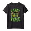 Carrozza da Festa Retrò HapTiger Gang Maglietta - Tartarughe Ninja TMNT Licenza Ufficiale - Ideale per Fan e Collezionisti