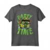 Carrozza da Festa Retrò HapTiger Gang Maglietta - Tartarughe Ninja TMNT Licenza Ufficiale - Ideale per Fan e Collezionisti