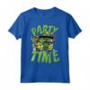 Carrozza da Festa Retrò HapTiger Gang Maglietta - Tartarughe Ninja TMNT Licenza Ufficiale - Ideale per Fan e Collezionisti